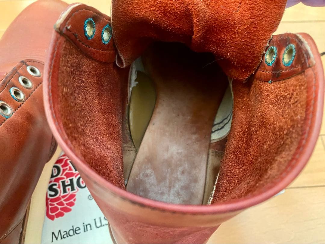 貴重 1996 Red Wing 8166 半円犬タグ 8D 箱付