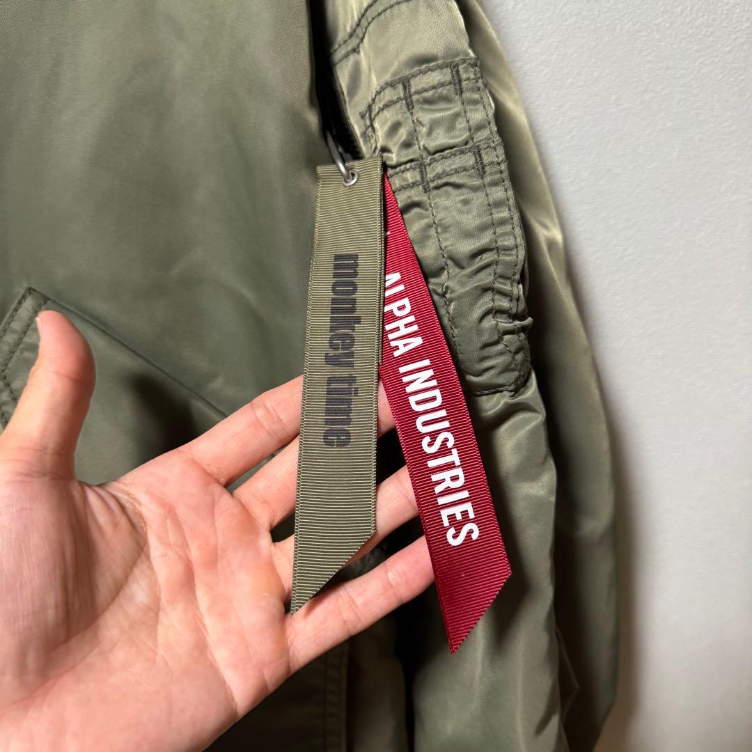 monkey time alpha フライトジャケット