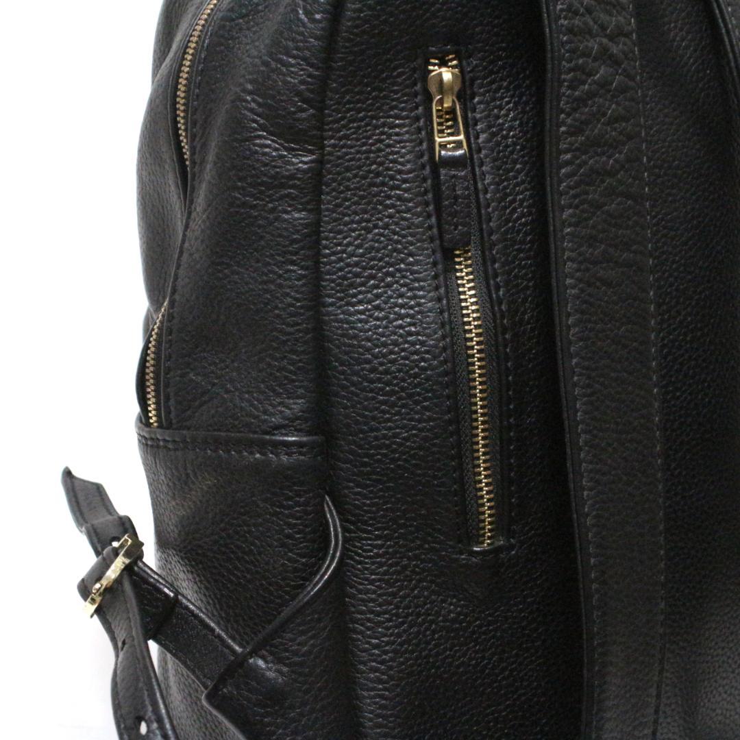 HushTug ハッシュタグ モンゴルレザー リュック ブラック 黒 廃盤品