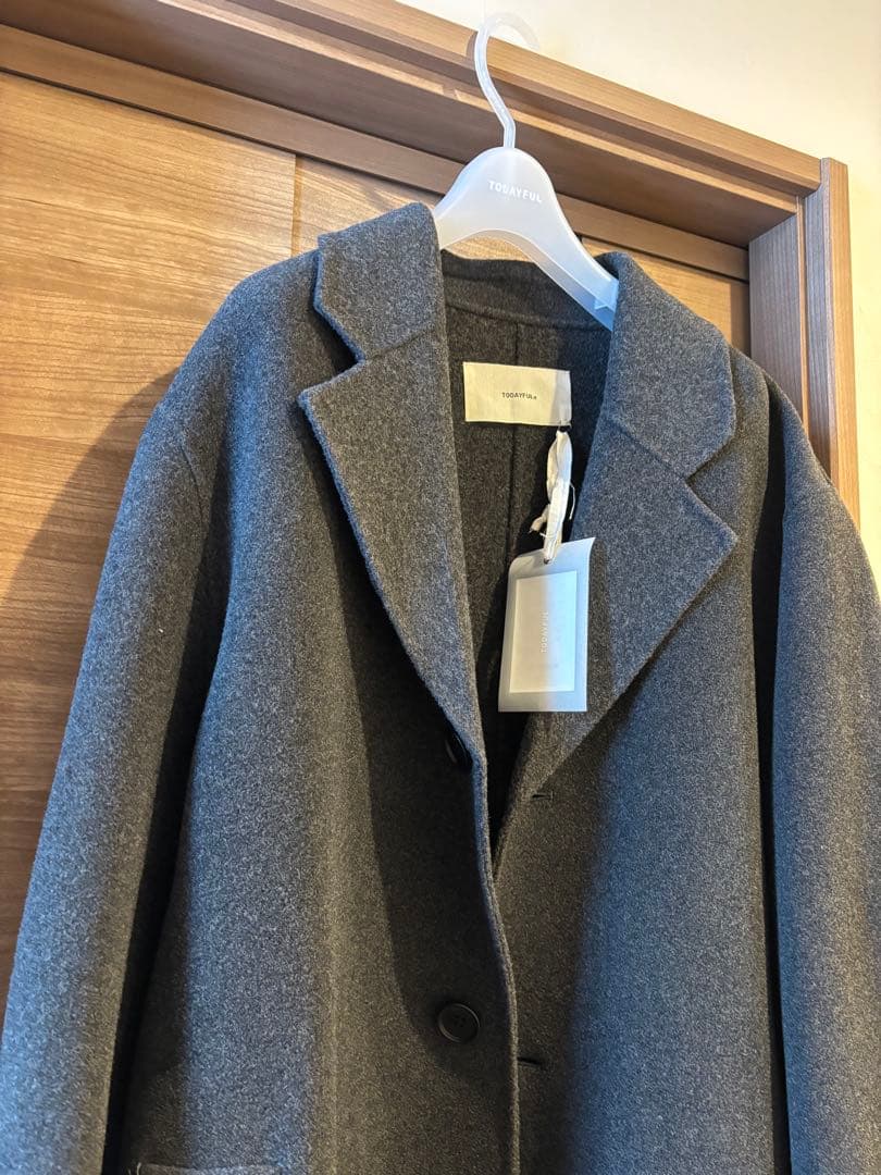 今期25AW新品タグ付⭐︎todayful wool over coat 36