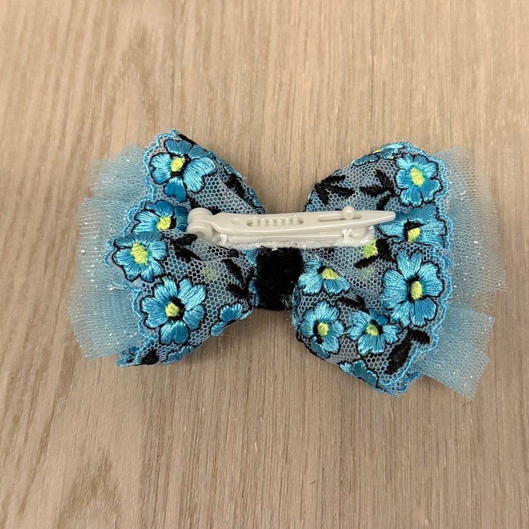 リュクスバーディLuxe birdieシルエットワンピバレッタセットブルー犬服