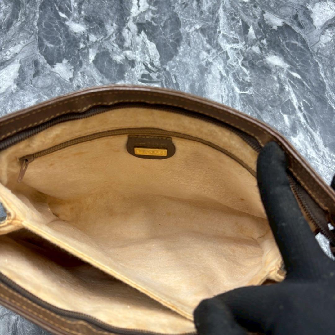 ✨美品✨GUCCI クラッチバッグ GG セカンド ブラウン ベージュ ロゴ