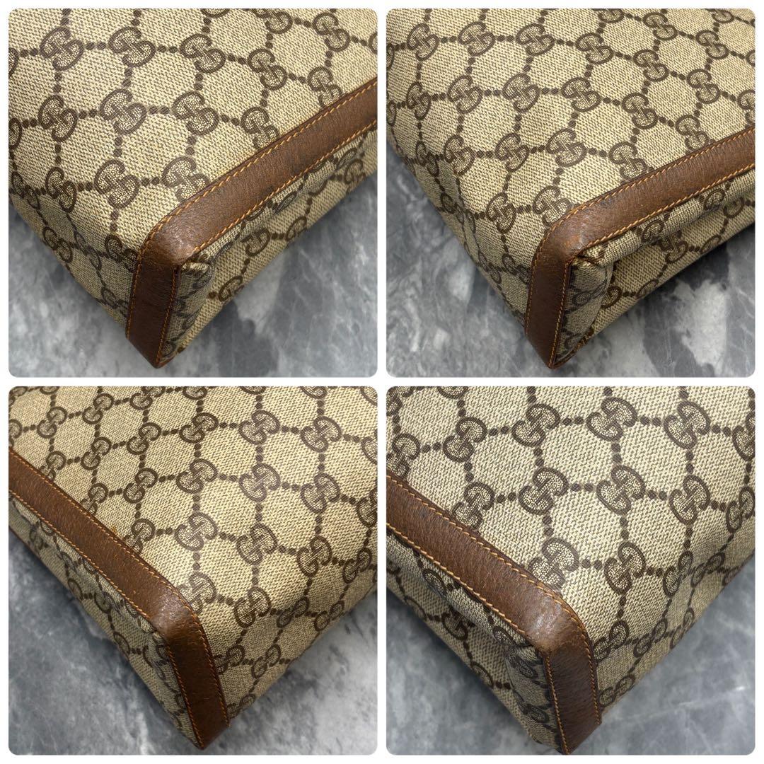 ✨美品✨GUCCI クラッチバッグ GG セカンド ブラウン ベージュ ロゴ