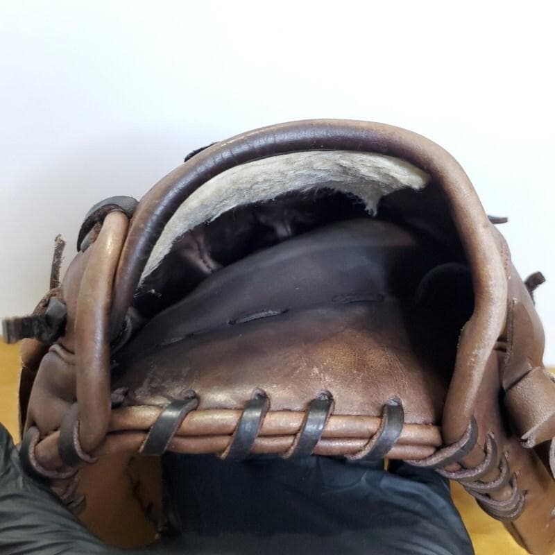 シュアプレイ 日本製 激渋カラー チョコブラウン 内野用 軟式グローブ