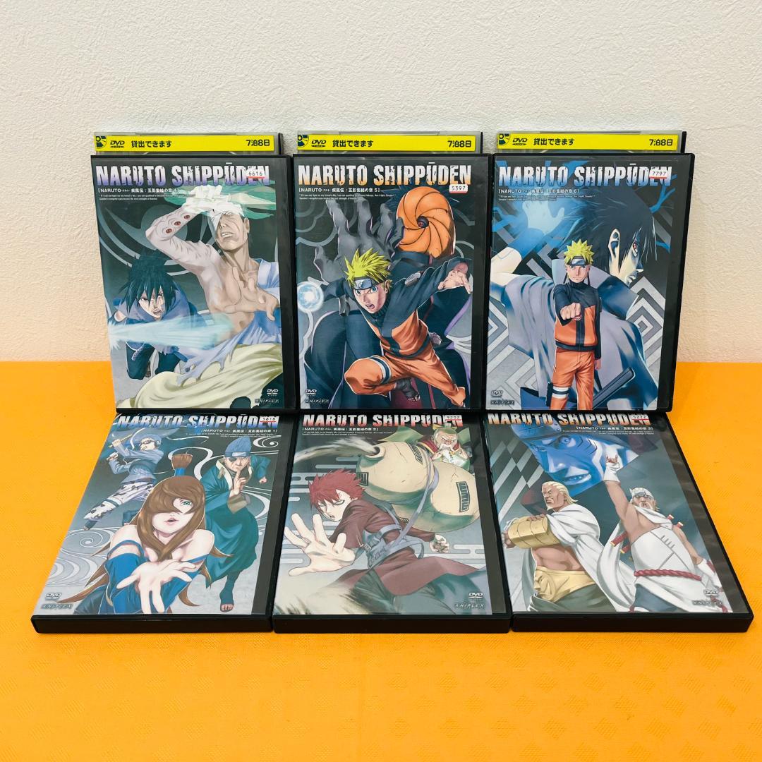 『NARUTO ナルト』 計104巻セット レンタル使用済DVD