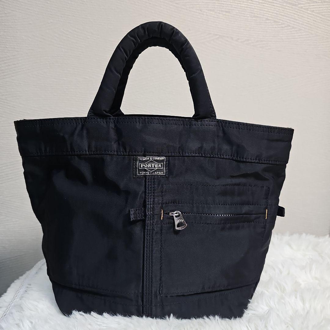 PORTER マイル ミニトートバッグ ブラック ポーター トートバッグ 美品