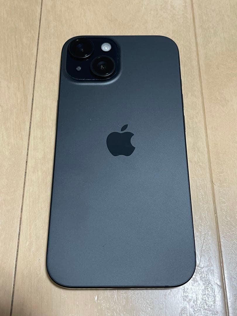 【美品】 iPhone15 256GBブラック バッテリー90% おまけ付き