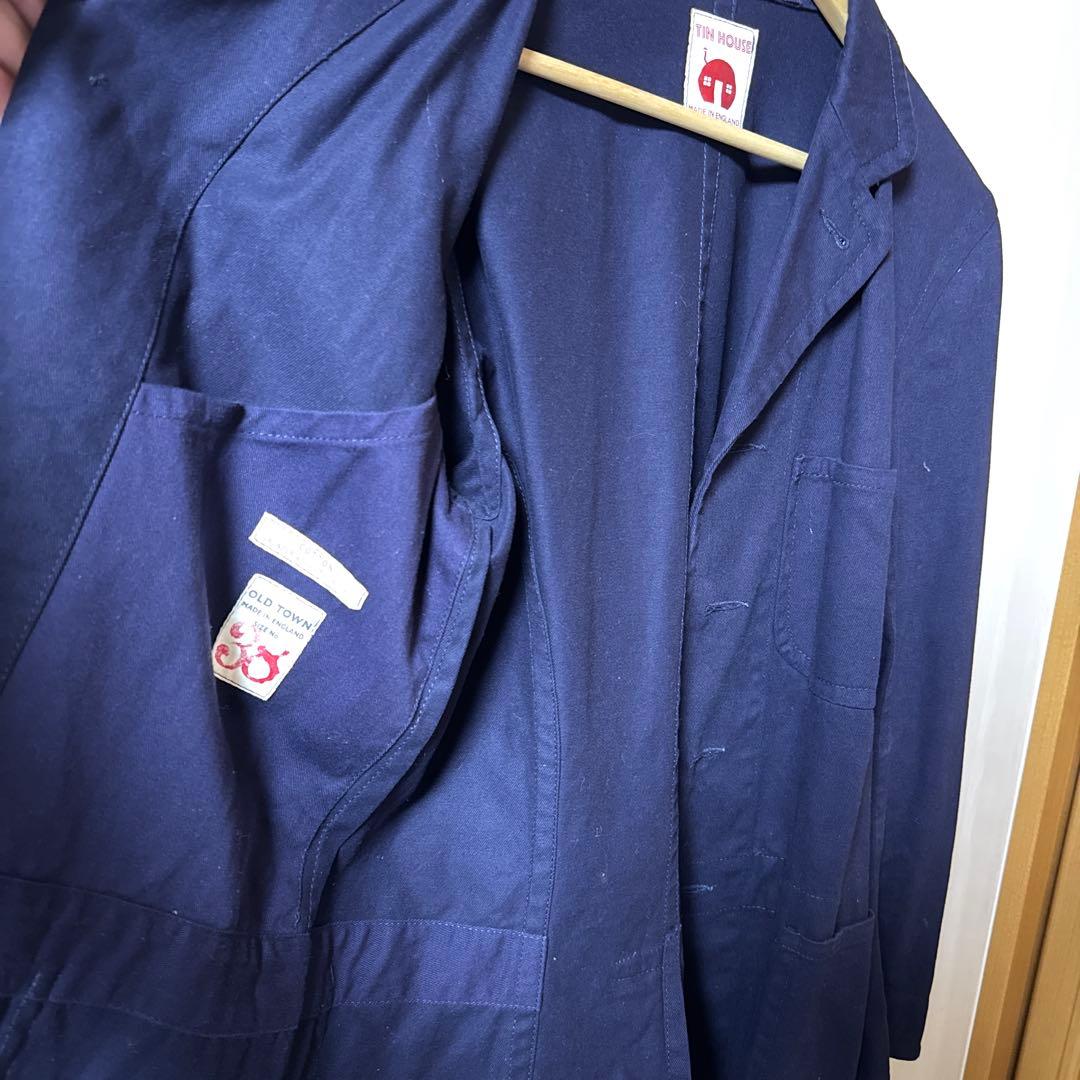 OLD TOWN TIN HOUSEカバーオール ネイビー