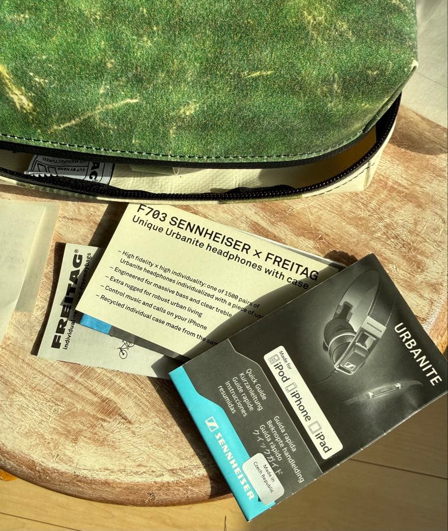 「希少」FREITAG F703 SENNHEISER ヘッドホン