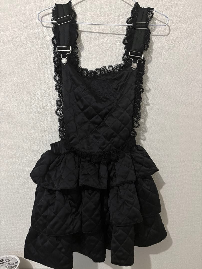 最終値下げ DimMoire ディムモアール キルティングサロペット