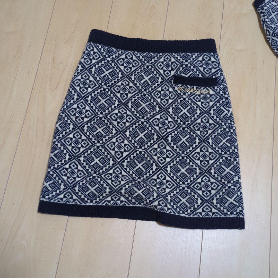 ★美品★BEAMS　GOLF　ニットセットアップ　サイズ　M