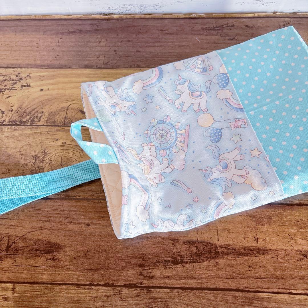 絵本袋　体操服入れ　上履き袋　☆ユニコーン