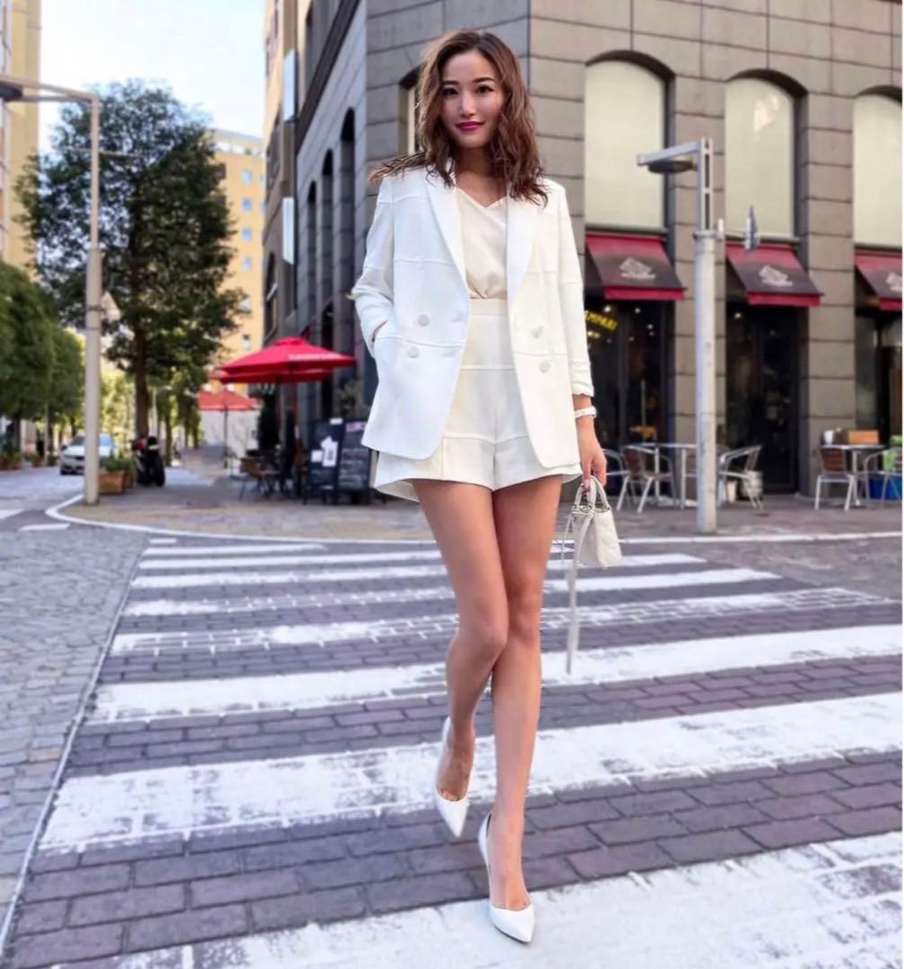 sheller シェリエ　ウィンドウチェックジャケット