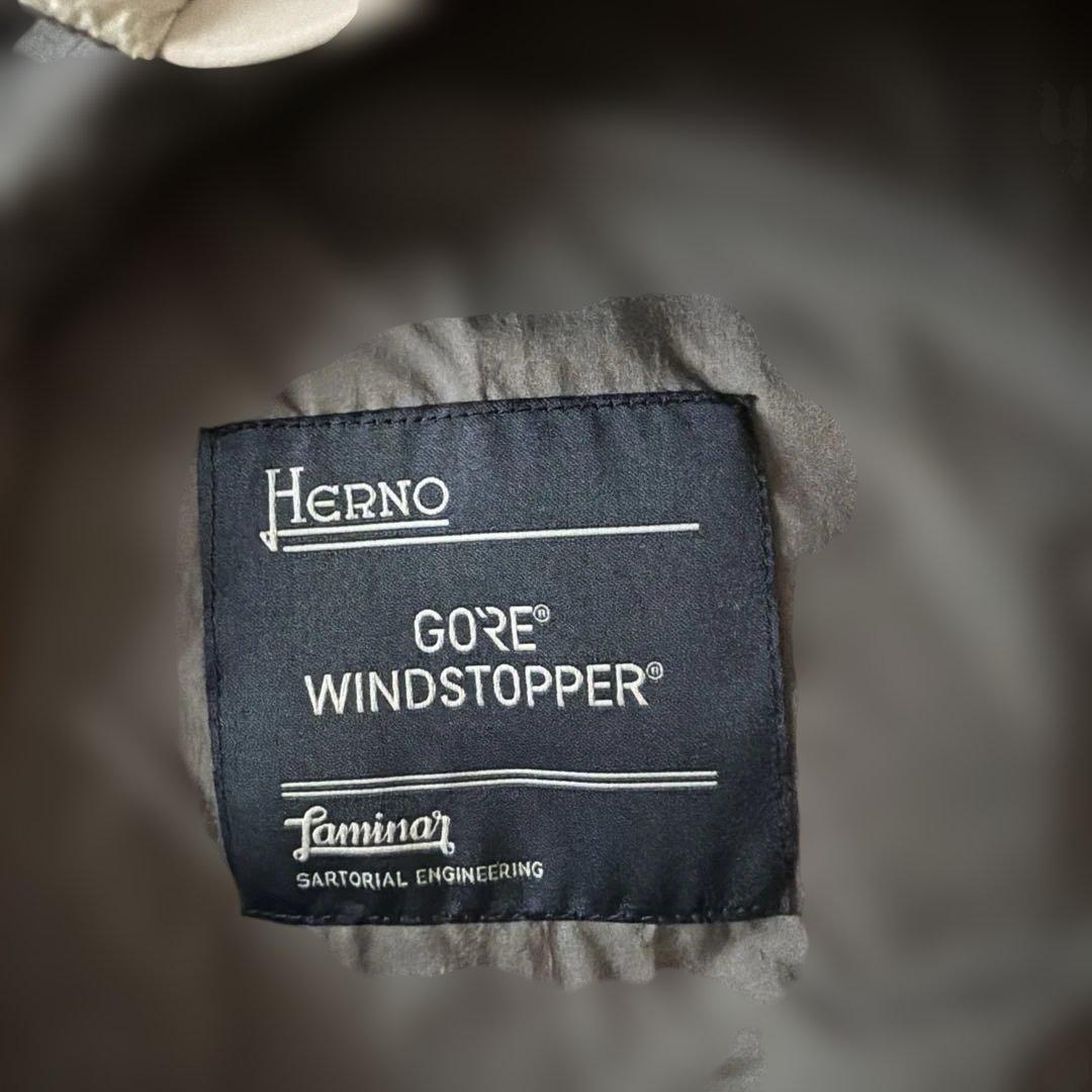 Herno Laminar シルバー キルティングベスト