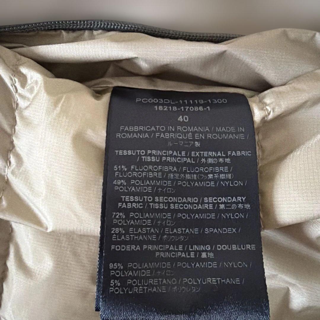 Herno Laminar シルバー キルティングベスト