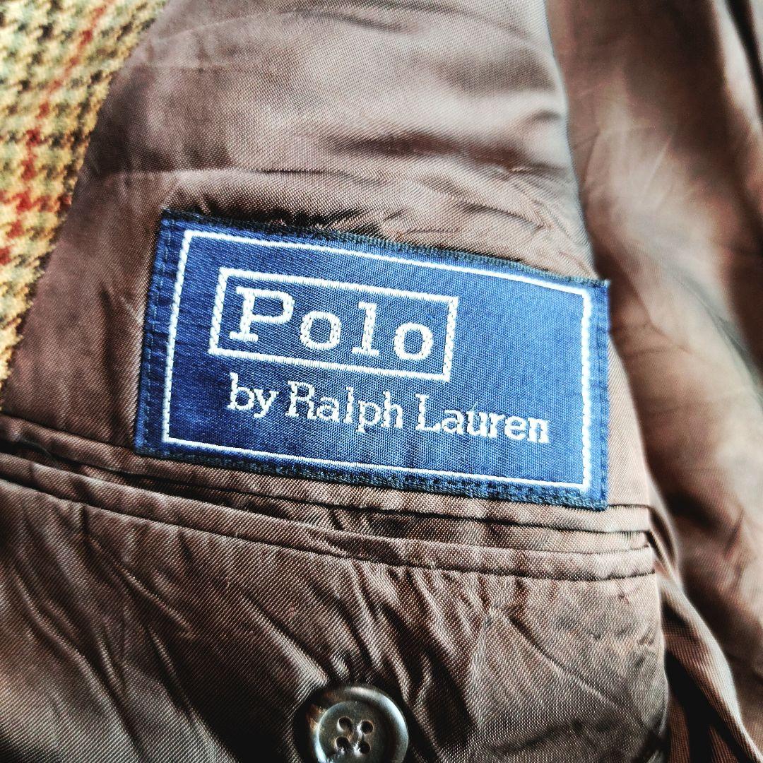 専用【USA製】ポロラルフローレン テーラードジャケット ウール チェック XL