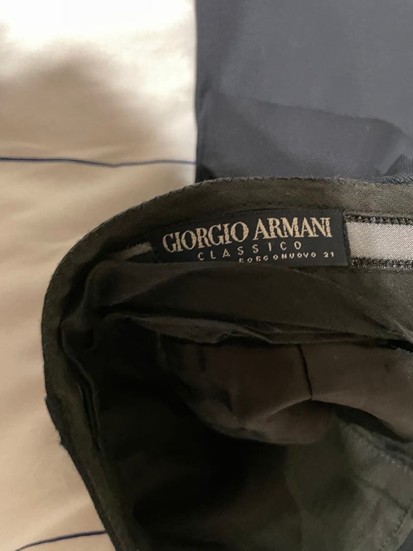 Giorgio Armani ネイビー　スラックス