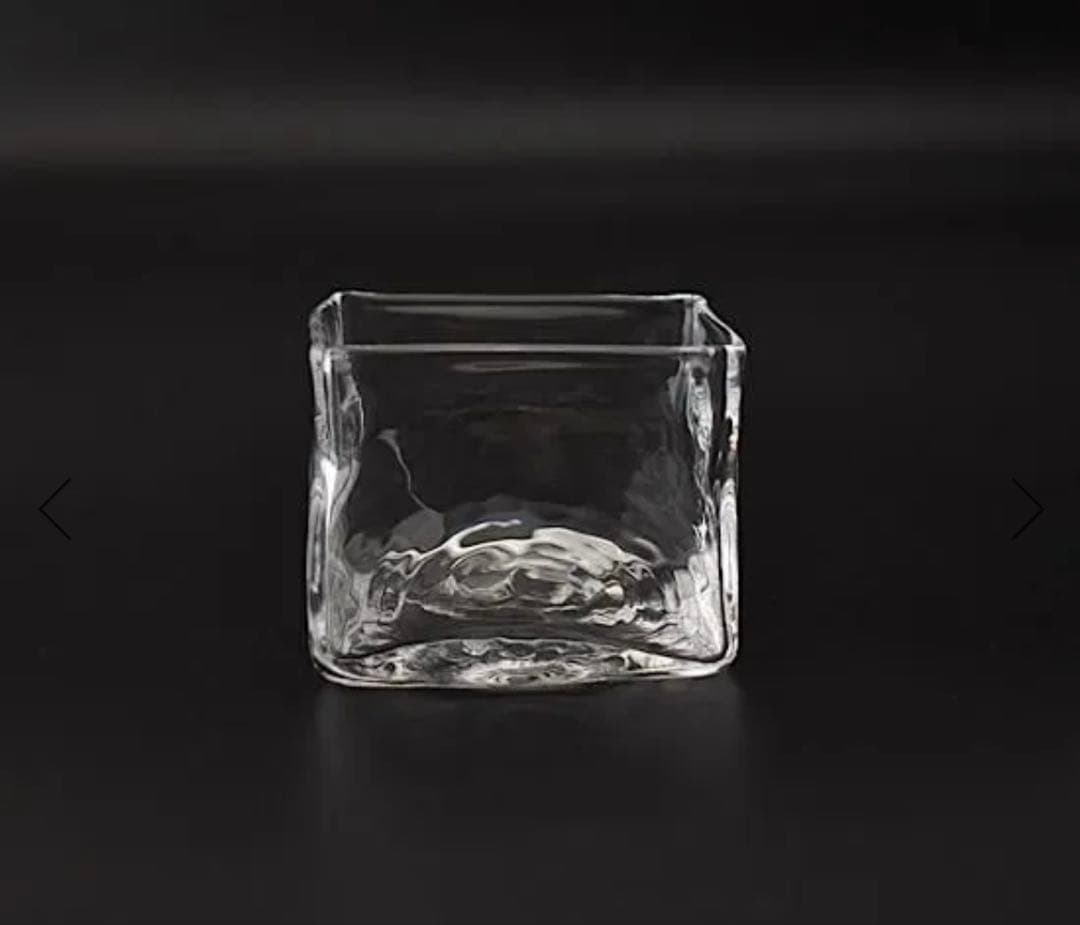 李慶子　ガラス角鉢 3個セット