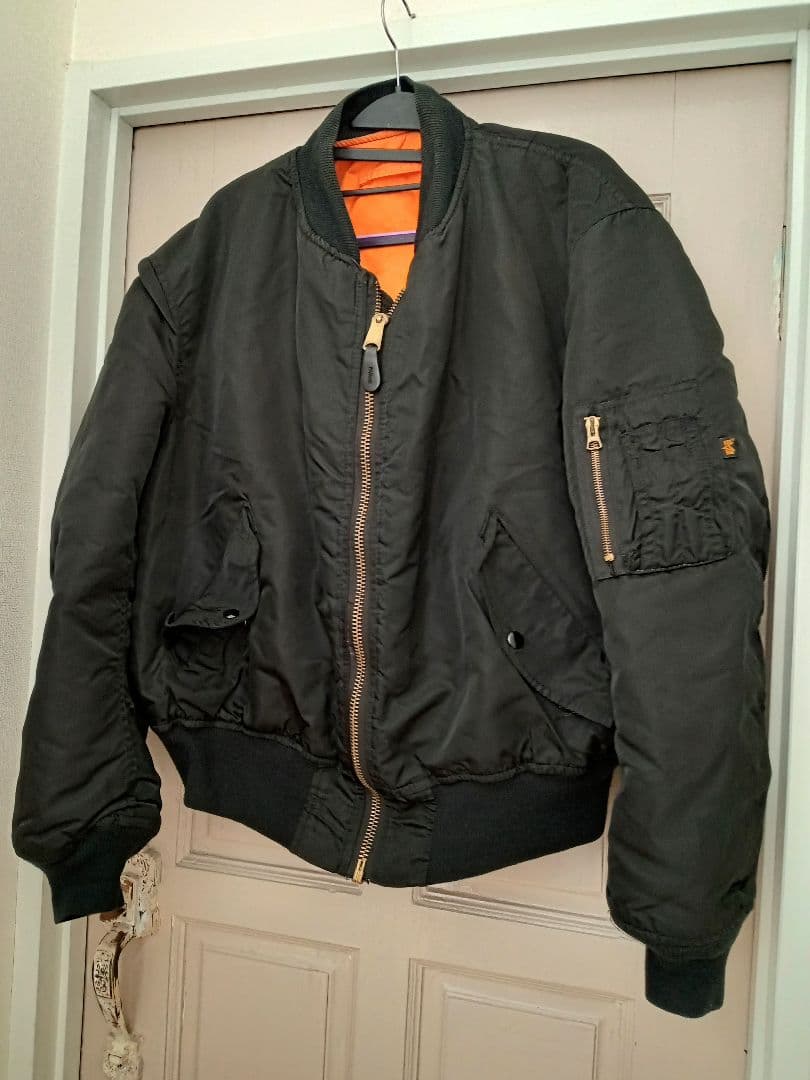 90s USA製 ヴィンテージ　 ALPHA MA-1 極美品