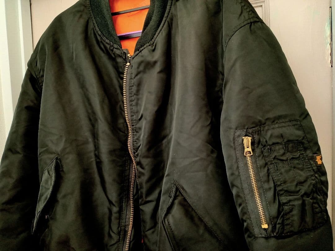 90s USA製 ヴィンテージ　 ALPHA MA-1 極美品