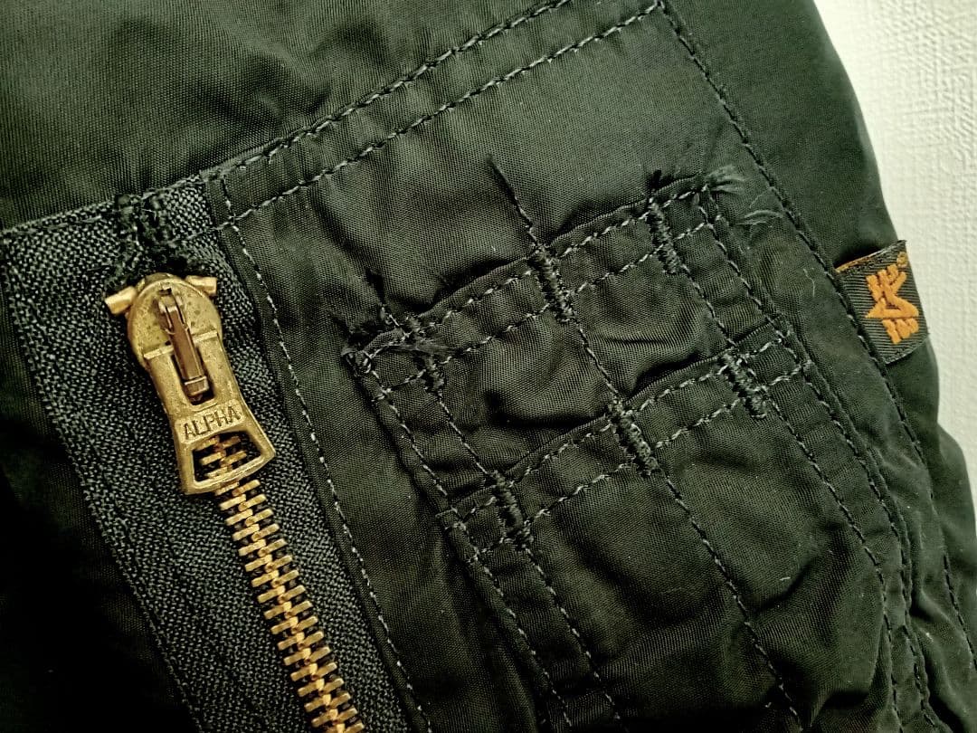 90s USA製 ヴィンテージ　 ALPHA MA-1 極美品