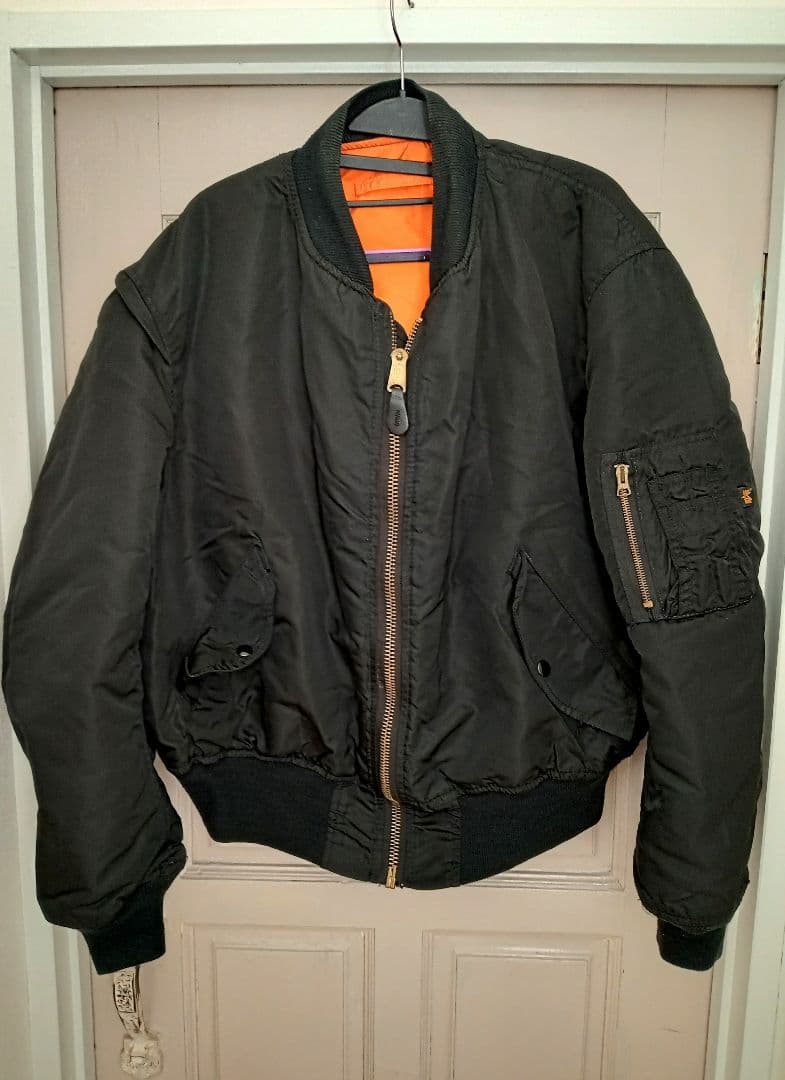 90s USA製 ヴィンテージ　 ALPHA MA-1 極美品