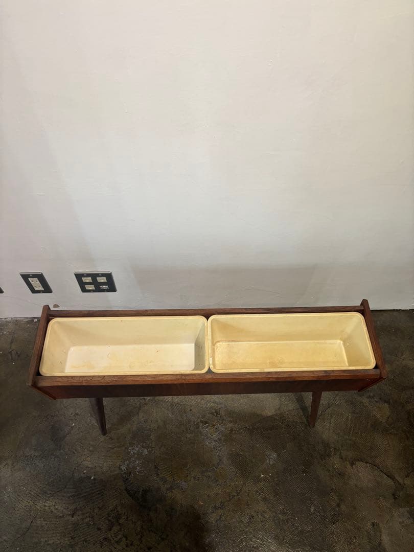 北欧ビンテージ デンマーク製 ローズウッド フラワープランター フラワースタンド