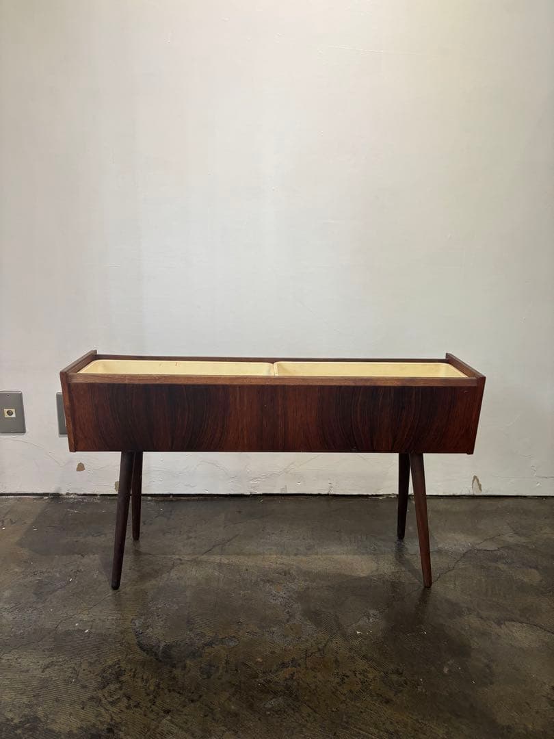 北欧ビンテージ デンマーク製 ローズウッド フラワープランター フラワースタンド