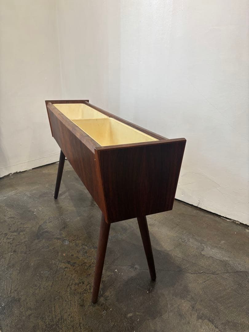 北欧ビンテージ デンマーク製 ローズウッド フラワープランター フラワースタンド