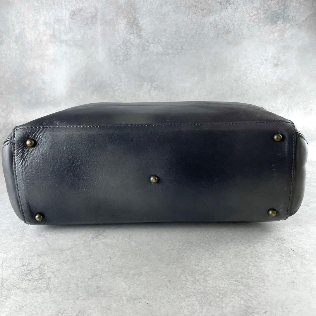 マザーハウス トートバッグ アンティーク キャリア A4収納可能 グレー