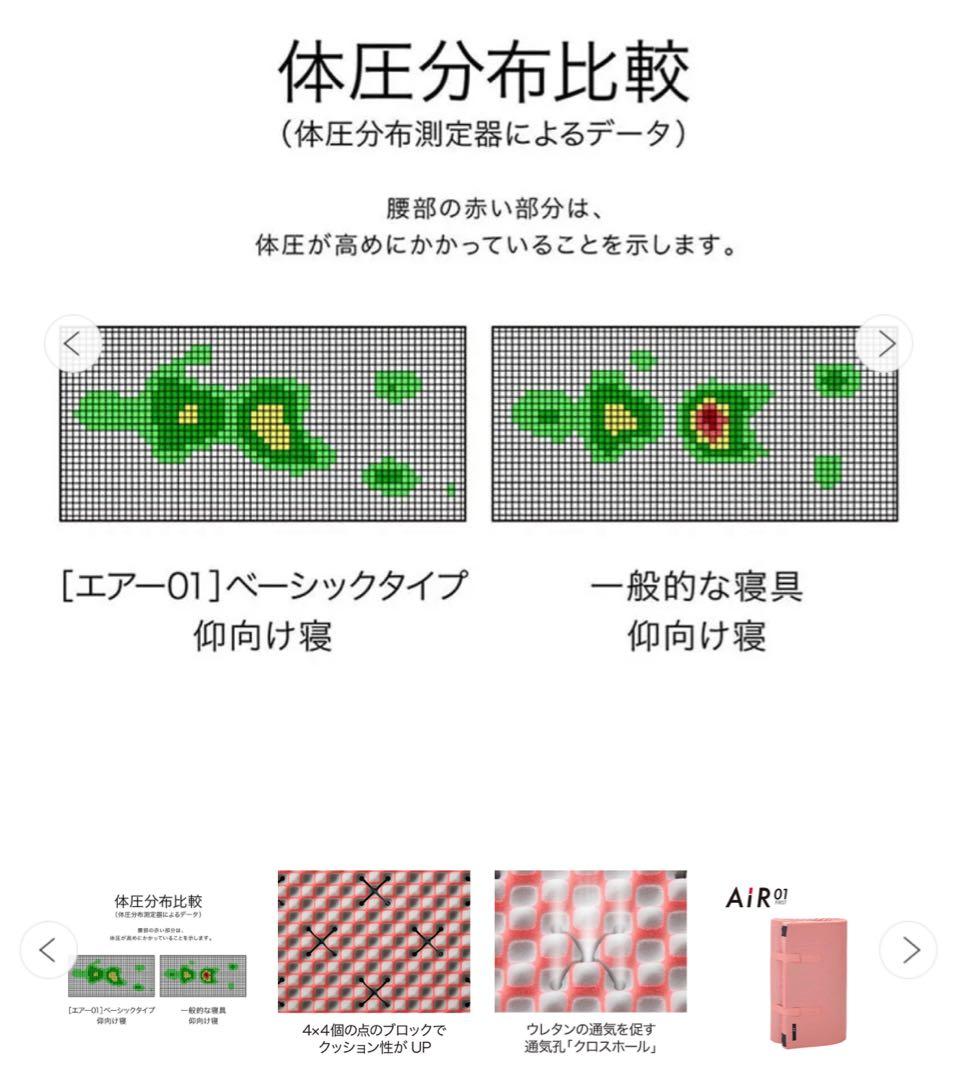 Air エアー　セミダブル　マットレス　01 西川　ベーシック