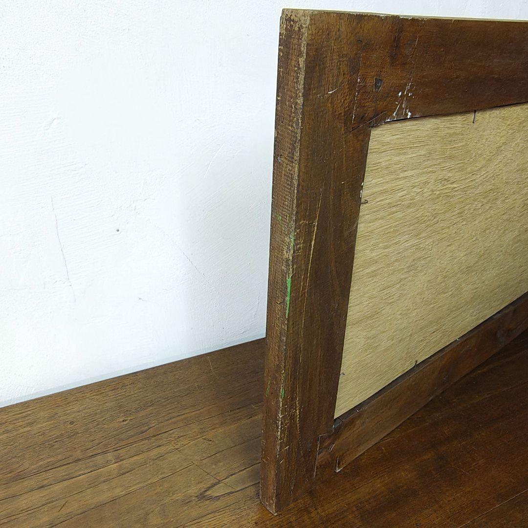 【Wooden Frame Mirror】木枠 ミラー 鏡