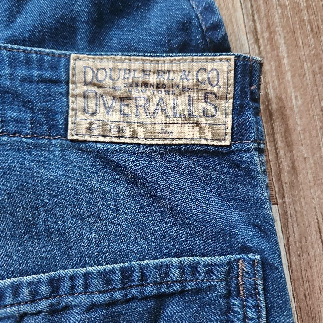 美品⭐RRLラルフローレン デニムオーバーオールサロペットS/Pダブルアールエル