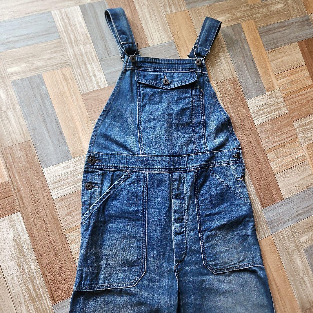 美品⭐RRLラルフローレン デニムオーバーオールサロペットS/Pダブルアールエル