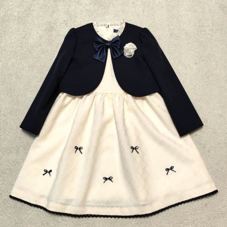 CHOPIN deux ダイヤモンドジャガードアンサンブル 130 フォーマル