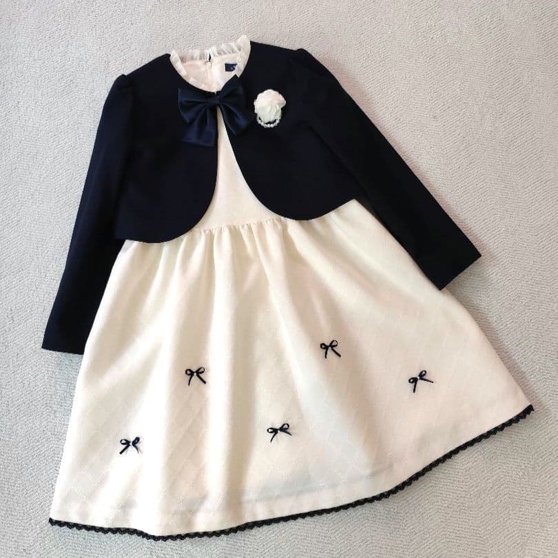 CHOPIN deux ダイヤモンドジャガードアンサンブル 130 フォーマル