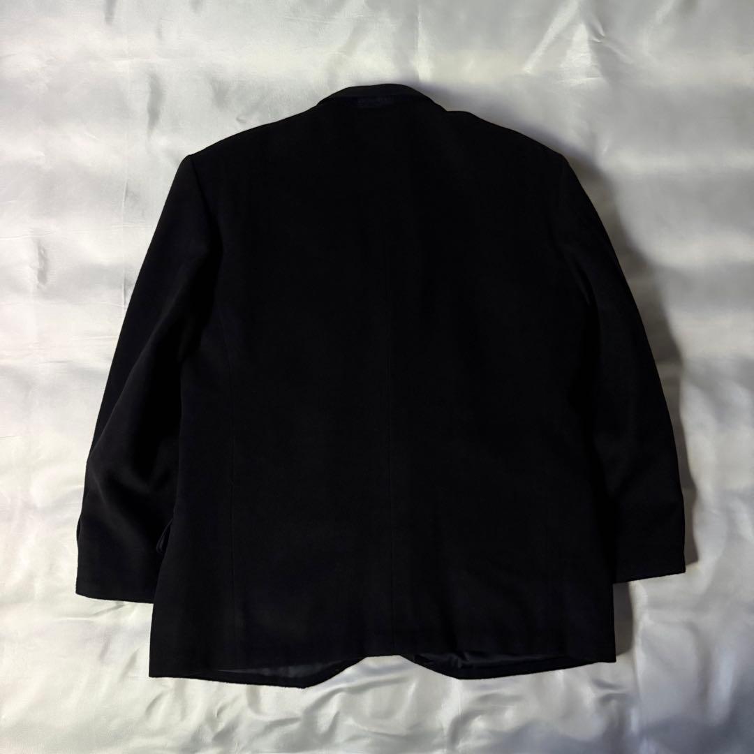 希少 00s old カシミア ブラック ダブル テーラードジャケット