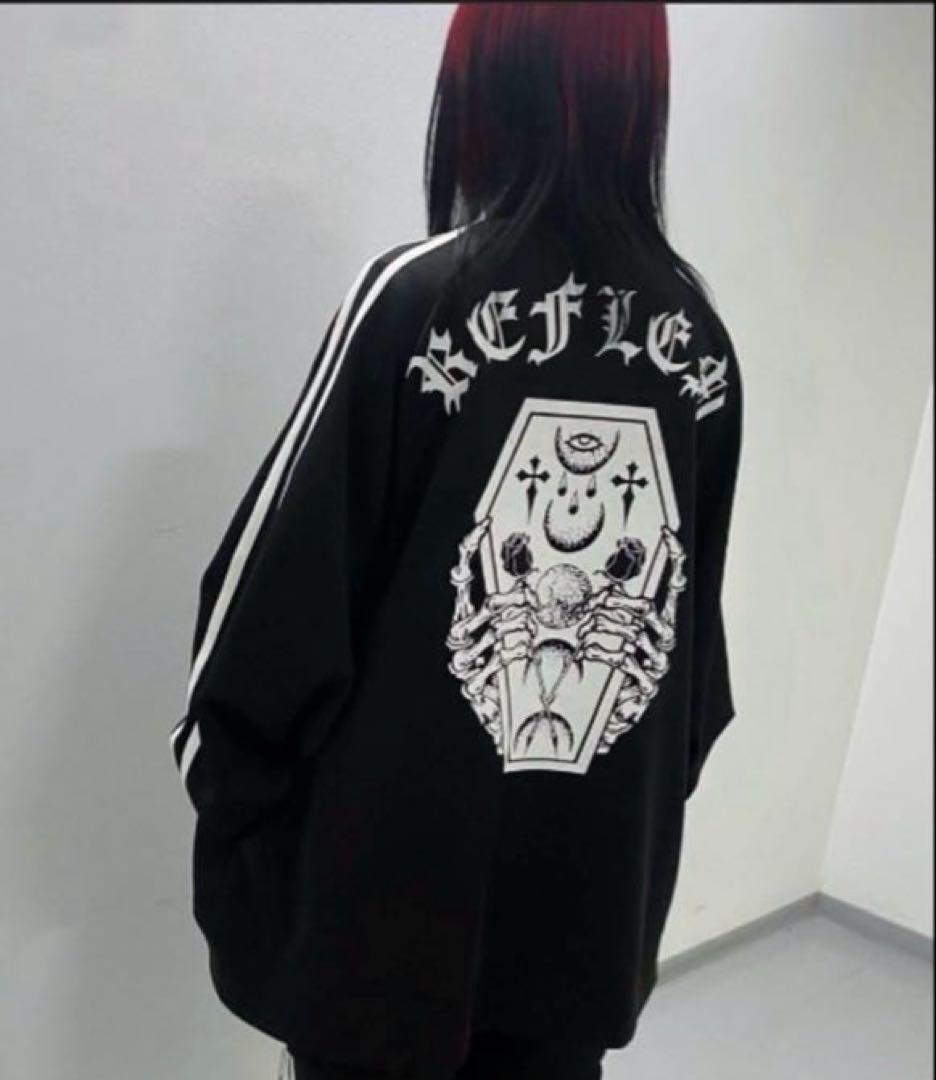 『REFLEM/レフレム』プリントトラックジャケット ジャージ サブカル