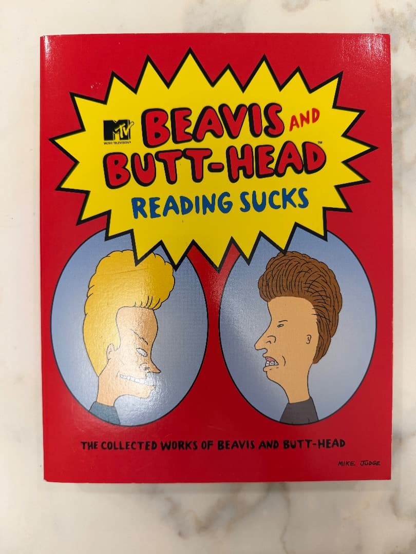 洋書 BEAVIS AND BUTT-HEAD READING SUCKS