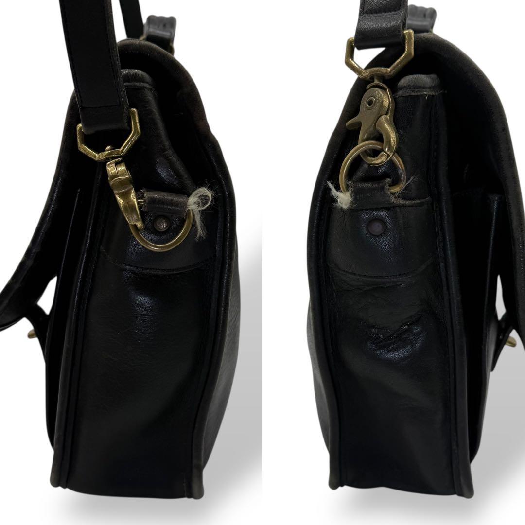 COACH オールドコーチ ビジネスバッグ 2way ターンロック クロスボディ