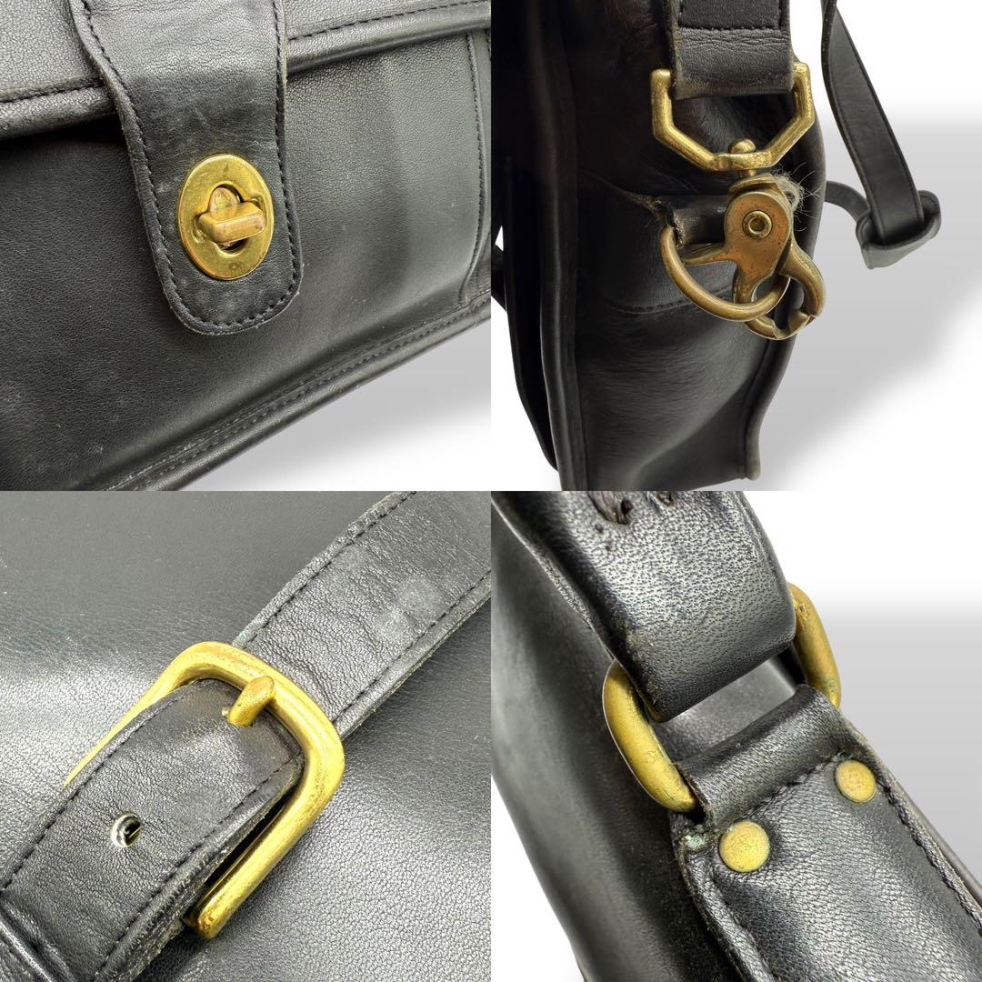 COACH オールドコーチ ビジネスバッグ 2way ターンロック クロスボディ
