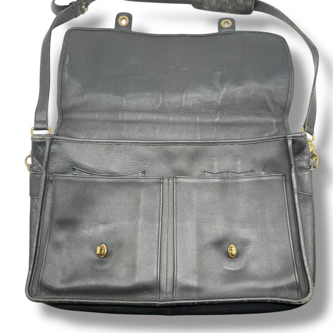 COACH オールドコーチ ビジネスバッグ 2way ターンロック クロスボディ