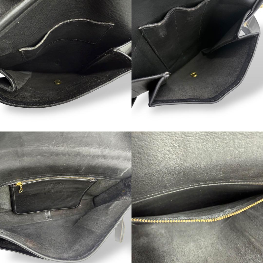 COACH オールドコーチ ビジネスバッグ 2way ターンロック クロスボディ