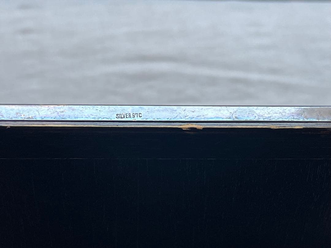 和光 フォトフレーム（隅唐草デザイン）銀製、写真立て、シルバー、ティファニー