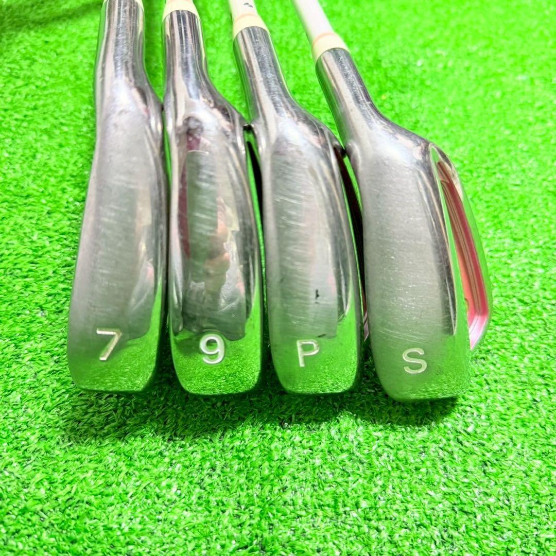 レディース ゴルフクラブ8本セット ピンク GOLDEN BEAR 即ラウンド可