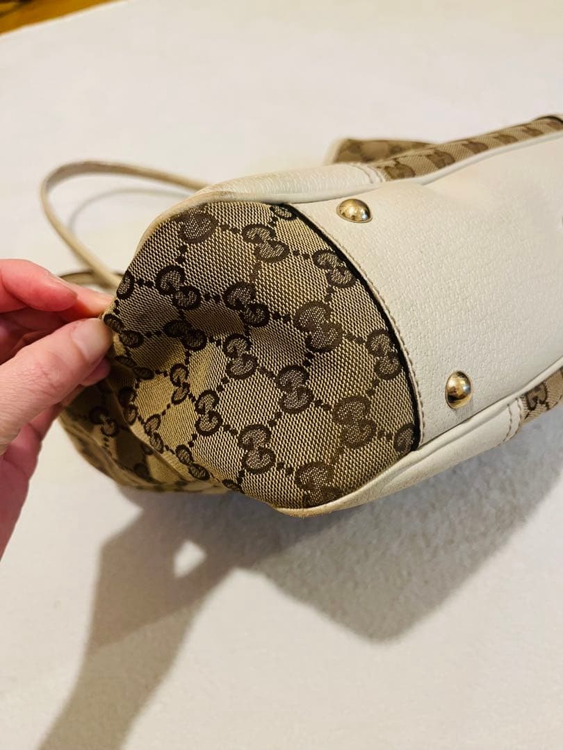 GUCCI キャンバス　プリンシー　トートバッグ