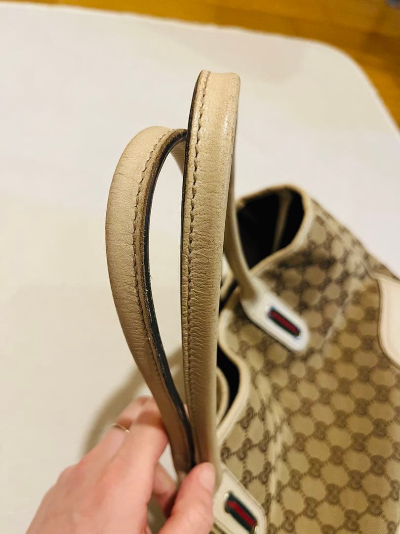 GUCCI キャンバス　プリンシー　トートバッグ