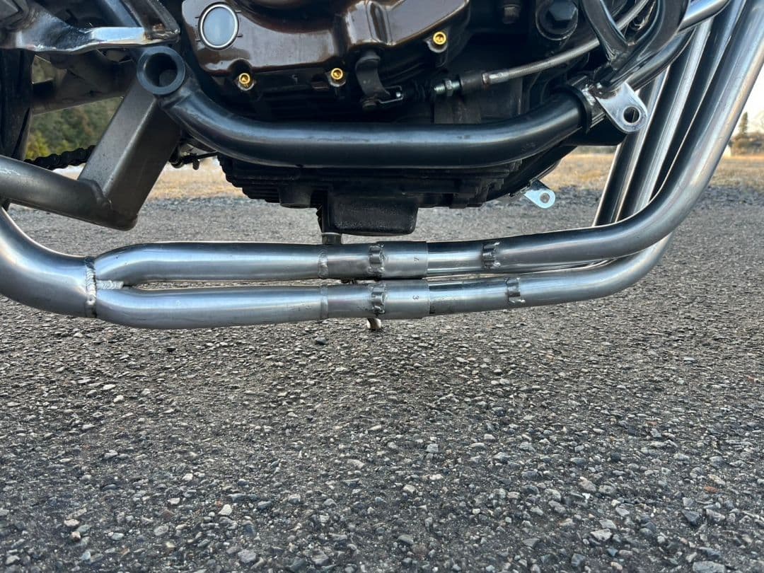 CBX マフラー 黒鉄 当時物 フランジ付き（検索 CBR ゼファー XJR