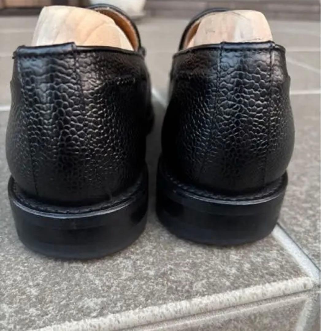 Berwick タッセルローファー UK7.5 4340CCDA BK シボ革