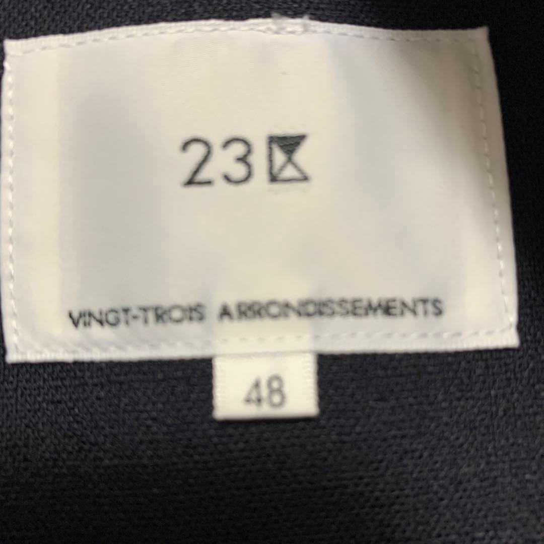 23区ネイビー テーラードジャケット 上下セットLLサイズ